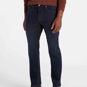 GDW Bridge‎ Straight Fit Jeans Mens 36 x 32 Navy Dark Brushed Stitch Fix NWT